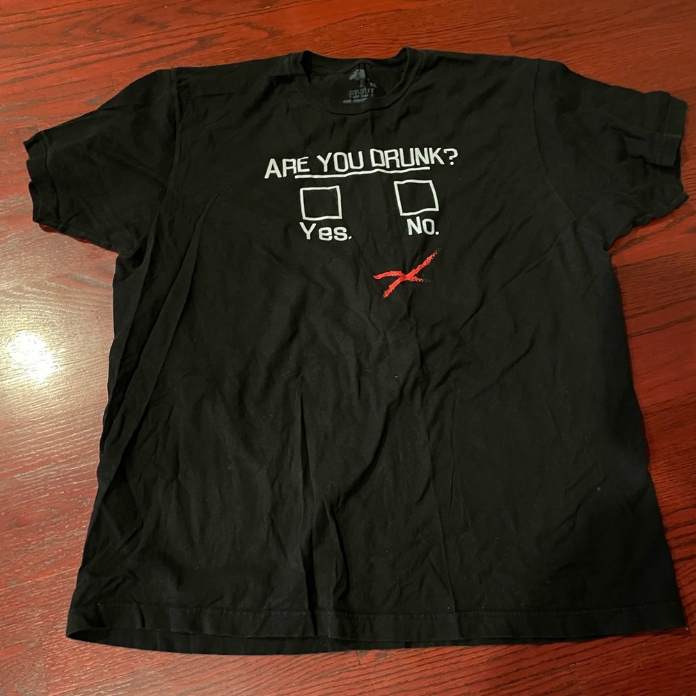 Ann Arbor T-shirt Company XL Cotton Are you Drunk